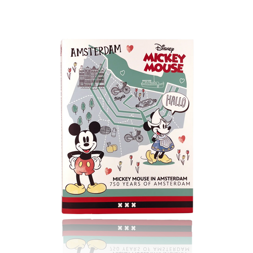 750 Jaar Amsterdam – Mickey Mouse – Exclusieve Vergulde Muntenset